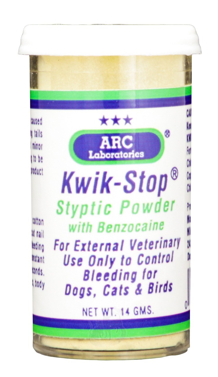 Miracle Corp Kwik-Stop Styptic Powder for Cats 0.5 ounces