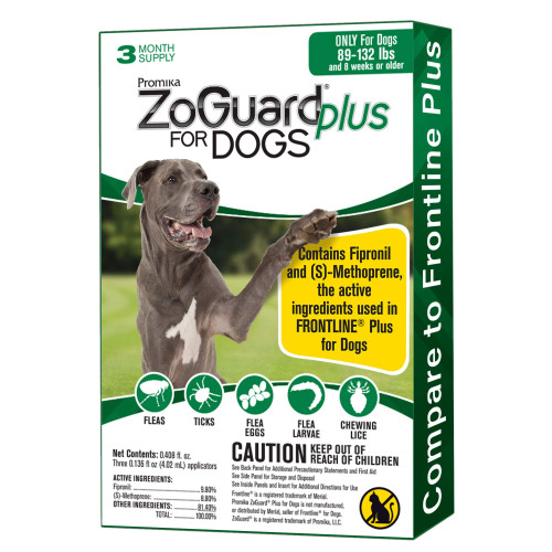 ZoGuard Plus for Dogs (89 to 132 lbs) [3 count] Pet Wish Pros