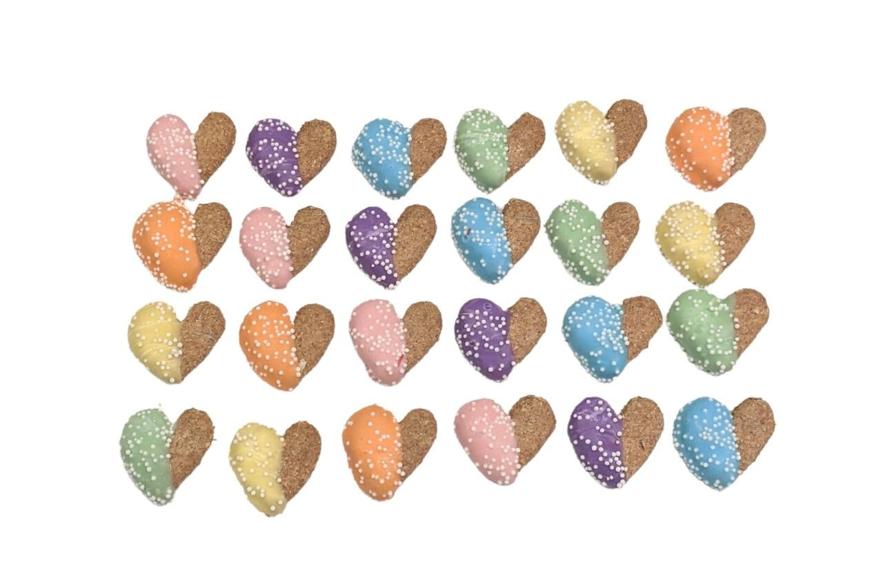 24 mini hearts - Woofables