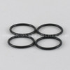 10mm Black O-Rings 4 Pack