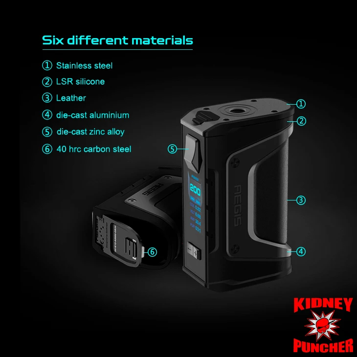 Geek Vape - Aegis Legend 200W Mod - Kidney Puncher