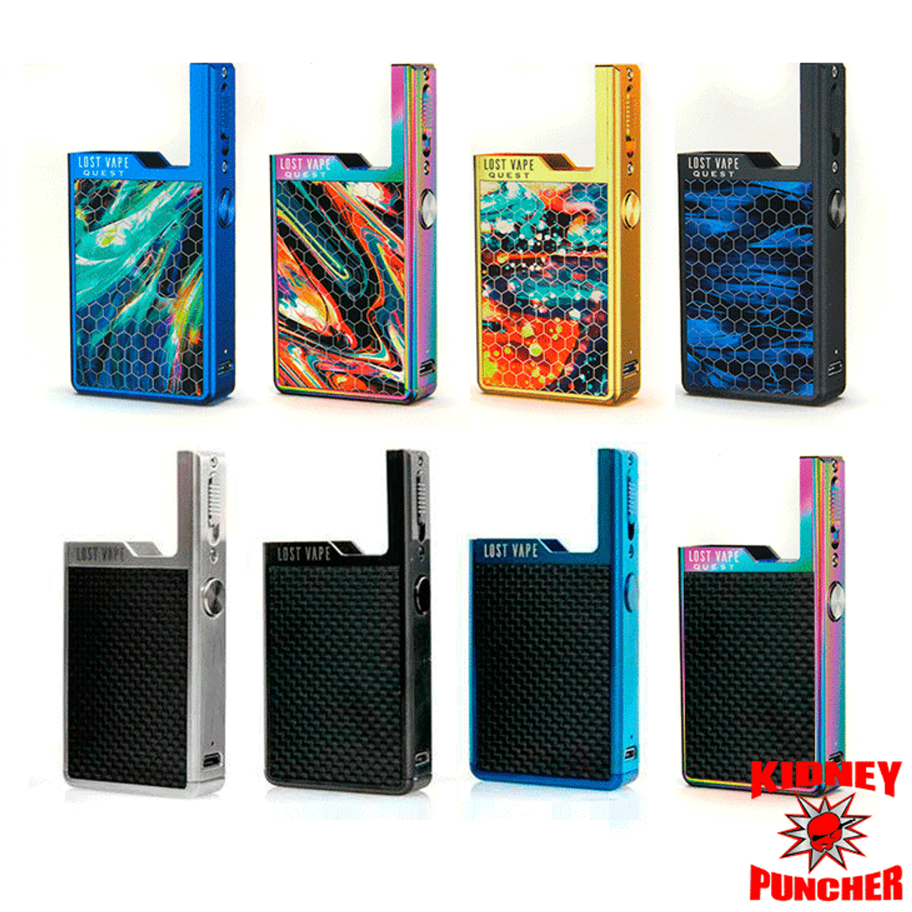 【VAPE】Lost Vape Orion Q Kit/GTRS Loco AIO【電子タバコ】 LostVape - Orion Q Pod System - Kidney Puncher