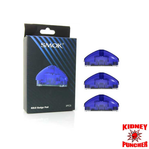 Smok - Rolo Badge Replacement Pods 3pk - Blue