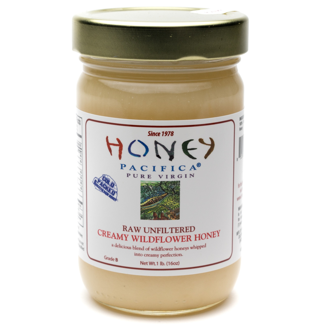 Creamy Wildflower Honey, Whipped Honey, Raw Wildflower Honey