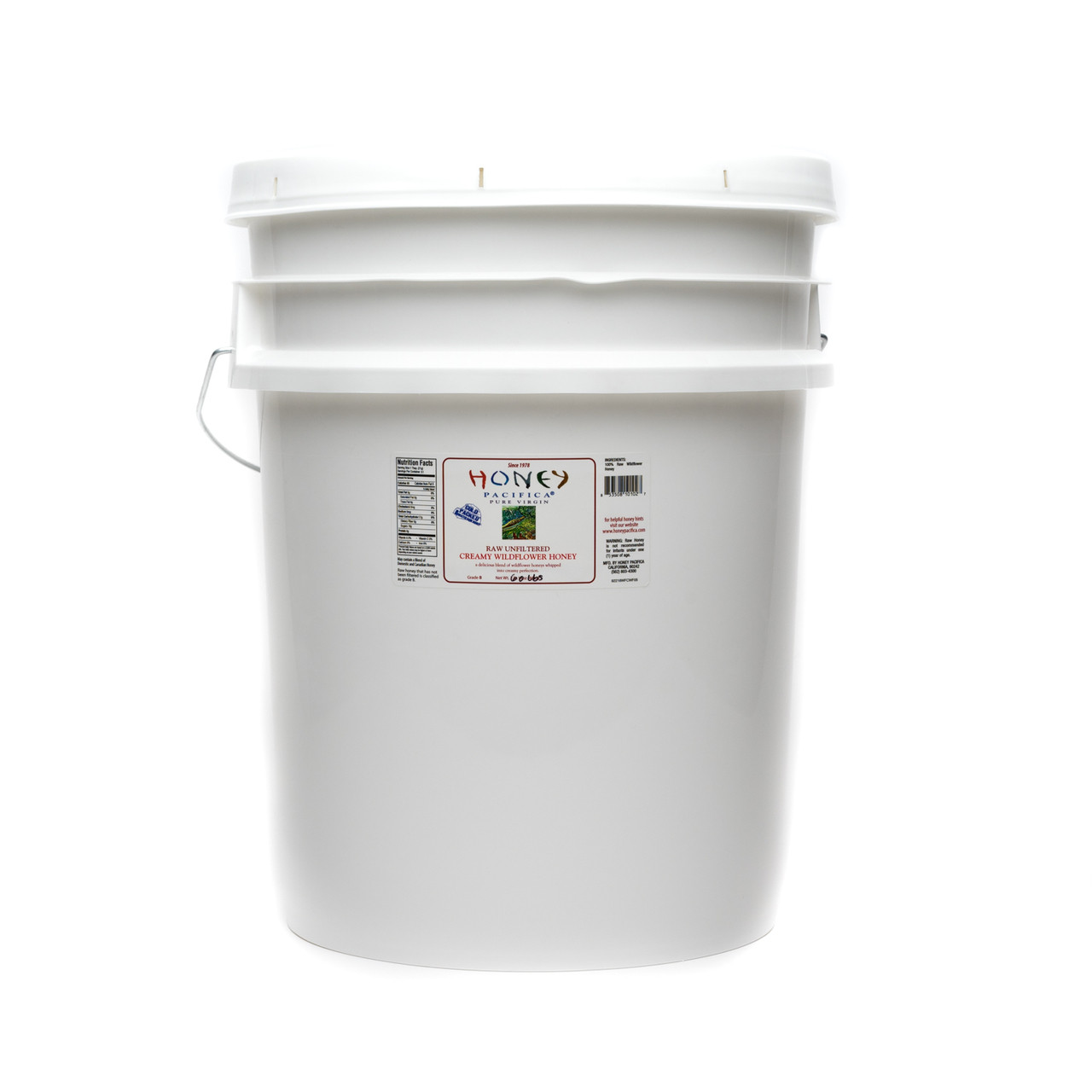 Creamy Wildflower Honey - 60 lb. Bucket