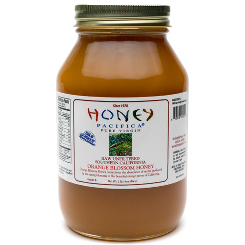 Cold Packed Orange Blossom Honey, Raw Orange Blossom Honey | Honey Pacifica