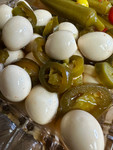 Spicy Pickled Quail Eggs 16oz