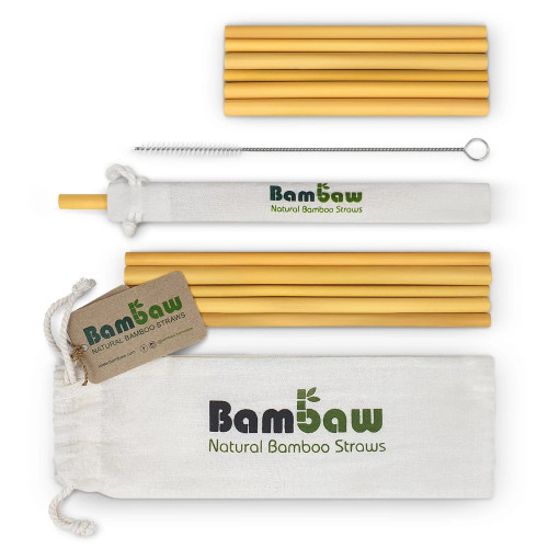 Bambaw bamboo straw set 12x14cm