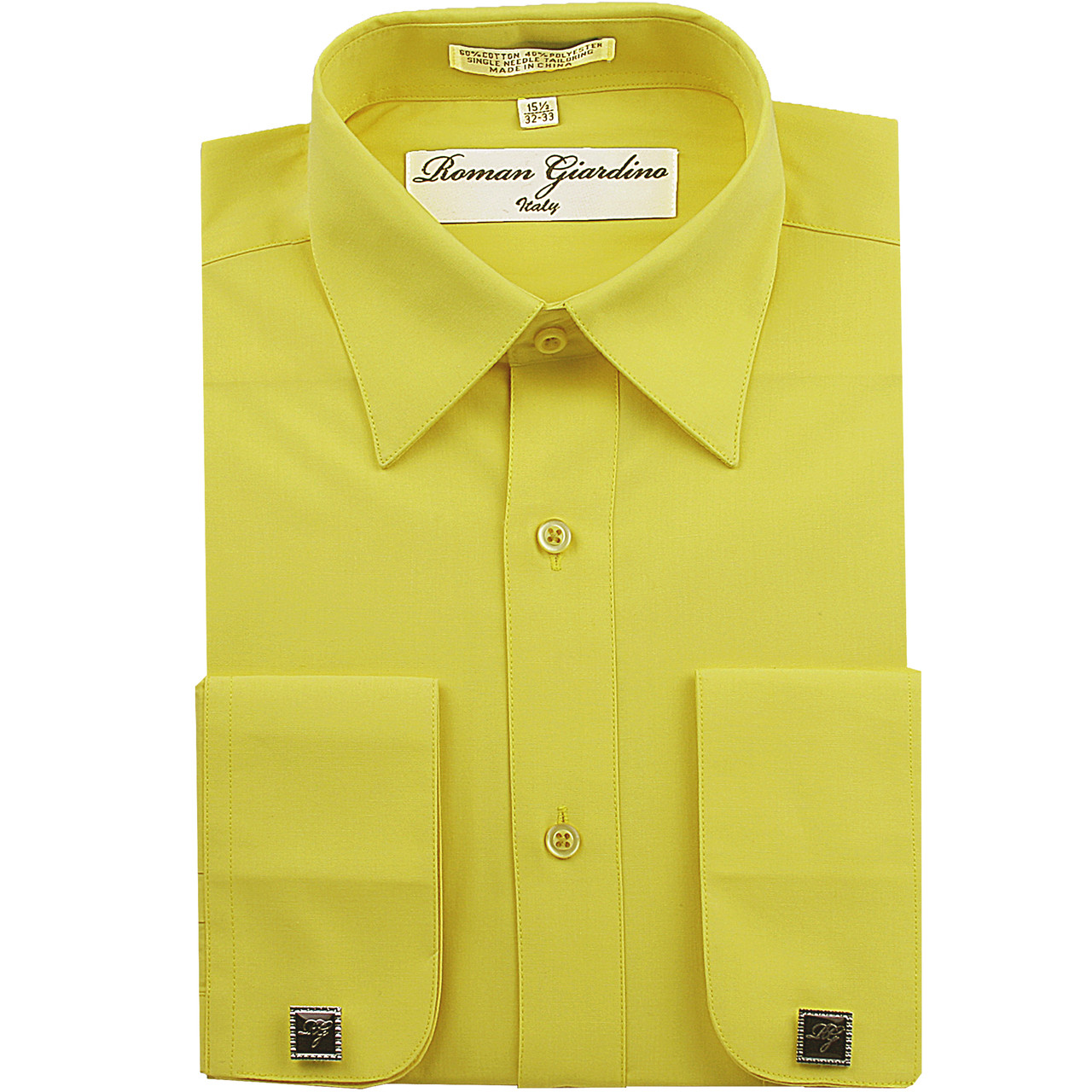 mustard yellow button up shirt