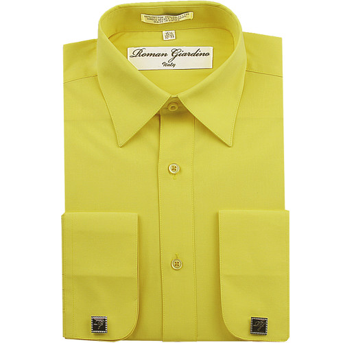 Roman Giardino | Men?€?s Cotton Dress Shirt | Classic European Style