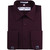 Men's Long Convertible Collar Dress Shirt with Free Cufflink - Burgundy Men's Long Convertible Collar Dress Shirt with Free Cufflink - Burgundy