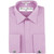 Men's Long Convertible Collar Dress Shirt with Free Cufflink - Lilac Snow Men's Long Convertible Collar Dress Shirt with Free Cufflink - Lilac Snow