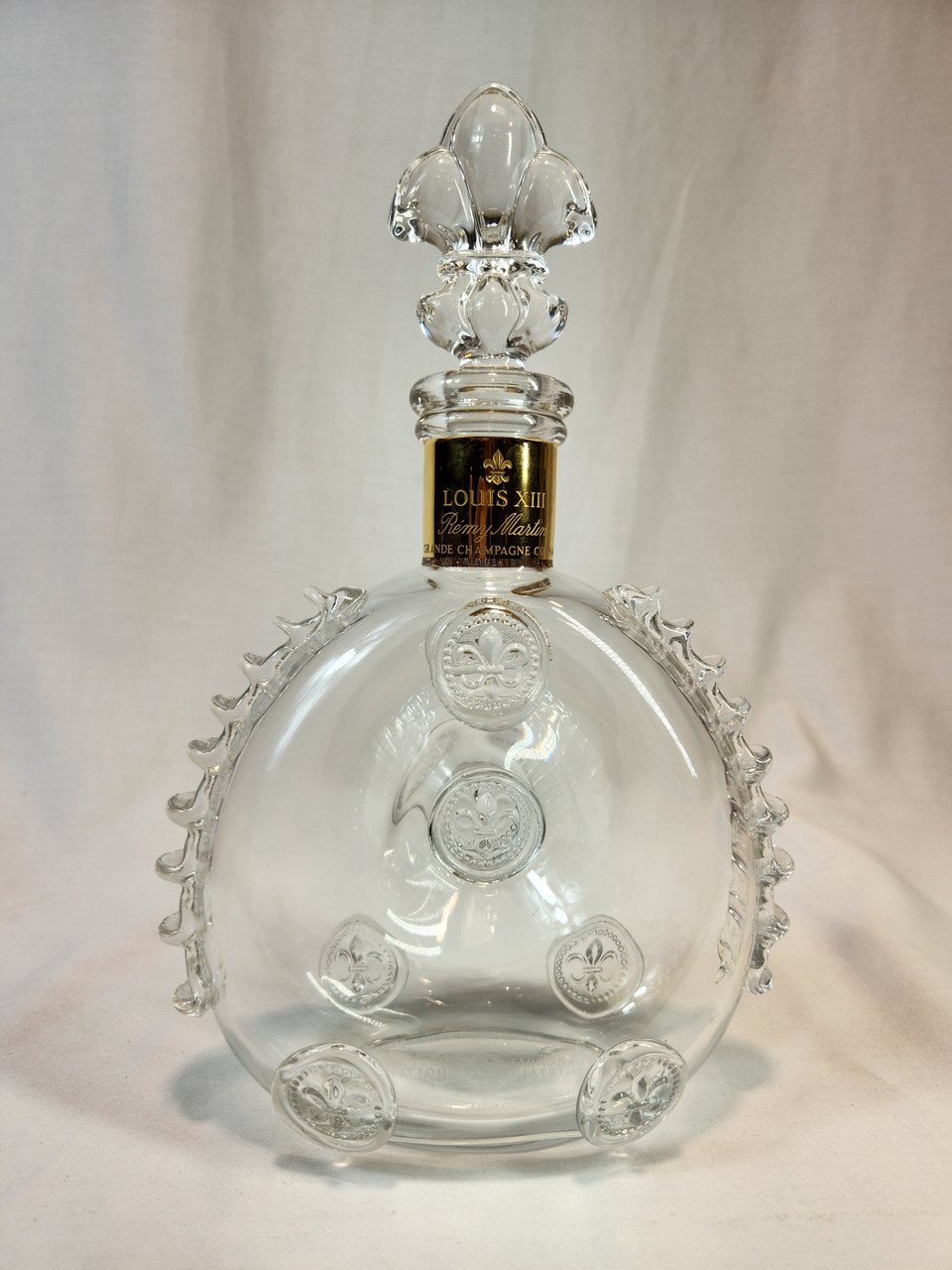 RÉMY MARTIN Louis XIII 750mL Baccarat Crystal Cognac Bottle Decanter with  Stopper, Gift Case, Etc.