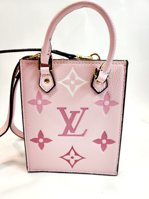 LV Petit Sac Plat Miniature Replica Bag, Pink