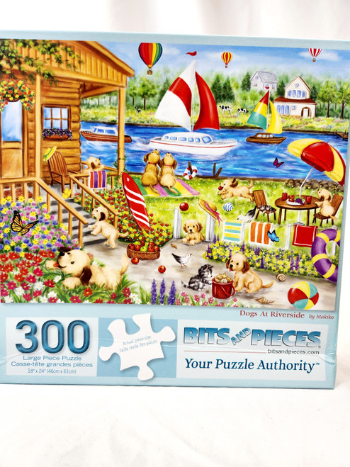 Dogs at Riverside 300-piece Puzzle