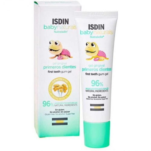 Isdin baby naturals nutraisdin gel gingival primeros dientes 1 tubo 30 mL