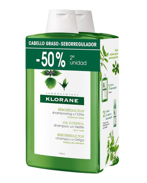 Duplo champú a la ortiga klorane