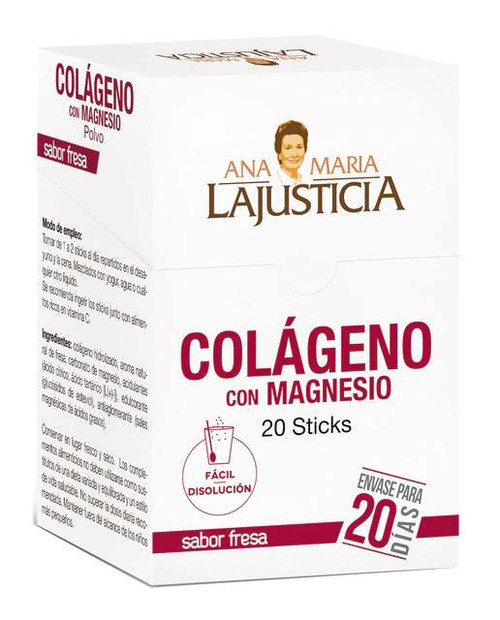 Sticks fresa con colágeno y magnesio ana m. lajusticia
