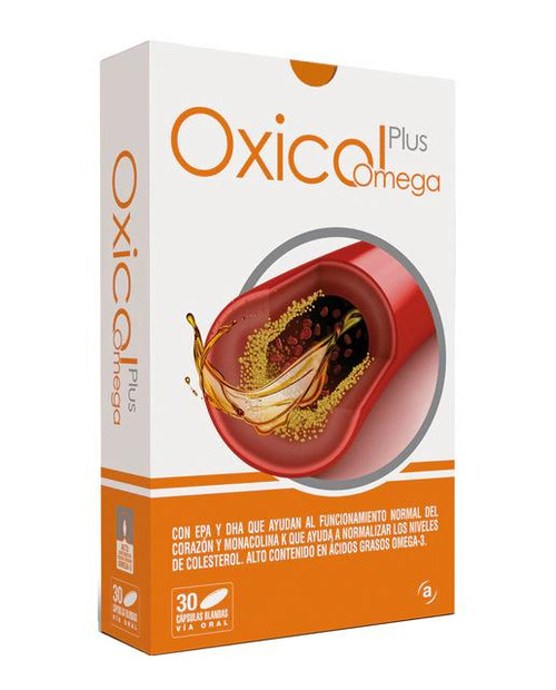 30 cápsulas blandas oxicol plus omega acta phar