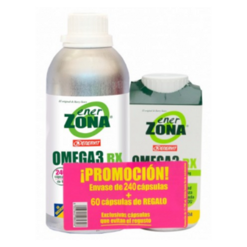 Enerzona omega 3rx 240 cápsulas + 60 cápsulas de regalo