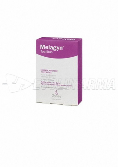 Melagyn toallitas. caja con 14 sobres.