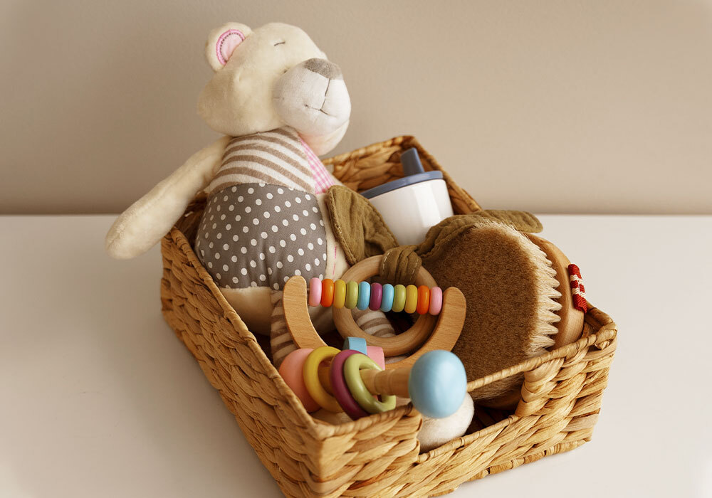 Cestas para bebés en Farmacia Elena de Miguel en Sevilla