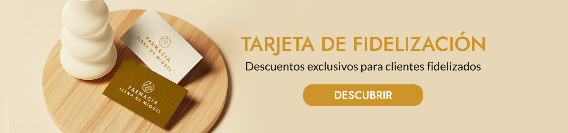 Tarjeta de fidelización en Farmacia Elena de Miguel en Sevilla