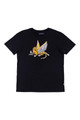AM X PRPS Embroidered Flying Tiger T-Shirt in Black
