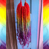 Twists in Vibrant Rainbow by Art By Domi
