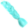 Full length view of RastAfri Original Classic Jumbo Braid, Sky Blue