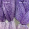 Color comparison from left to right: Lilac Ombré, Violet Ombré