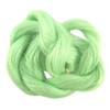 Thermal Color Change Hair, Pastel Green/Pale Yellow, shown in the "cool" Pastel Green color