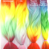 Color comparison from left to right: Kaleidoscope, Jinx, Reverse Rainbow kk jumbo, Reverse Rainbow high heat