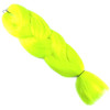 Full length view of RastAfri Freed'm Silky Braid, Neon Yellow (Neon Green)