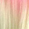 Color swatch for the 613 Platinum Blond at the ends of IKS Pre-Stretched 26" Kanekalon Braid, Afterparty Ombré