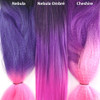 Color comparison from left to right: Nebula, Nebula Ombré, Cheshire