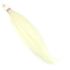 Full length view of IKS Pre-Stretched 26" Kanekalon Braid, White