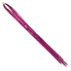 Full length view of Holographic Straight Tinsel Hair, Magenta