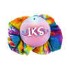 Packaging for Rainbow Tie Dye Cotton Hair Scrunchies, Kaleidoscope