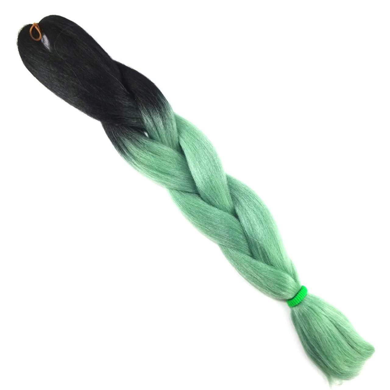 Original Jumbo Braids Hair Extension Pure Solid Dark Green Color