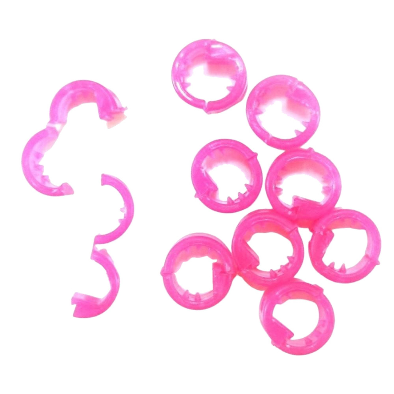 Coil Hair Jewels, Fuchsia at I Kick Shins