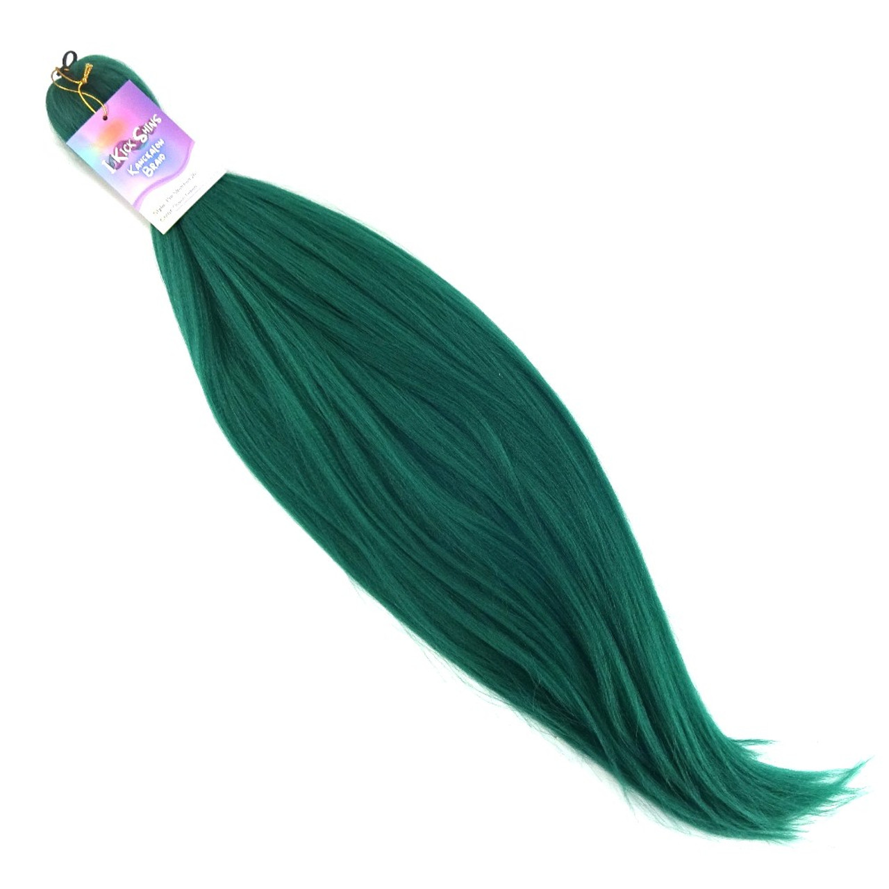  Gozill Emerald Green Braiding Hair Pre Stretched Kanekalon  Braiding Hair Extension 26 Inch Colored Synthetic Fake Hair for Braiding :  Beauty & Personal Care