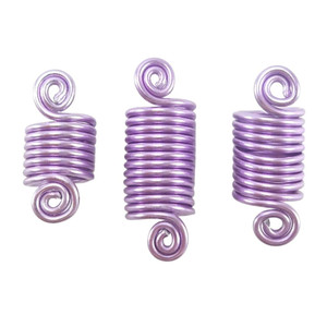 Coil Hair Jewels, Fuchsia at I Kick Shins