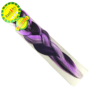 RastAfri Pre-Stretched Freed'm Silky Braid, F.Purple Fantasy