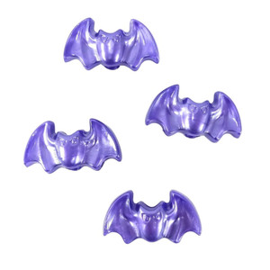 Bat Shaped Pony Beads, Lilac