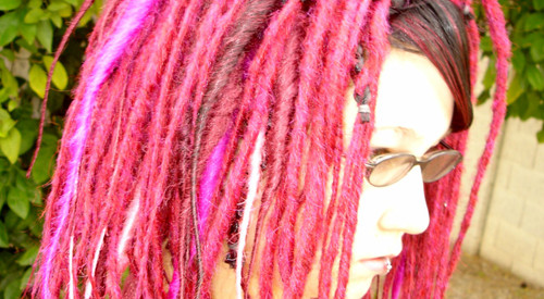 Tutorial: Burgundy Dread Wig & How We Made It - I Kick Shins