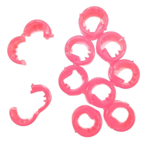 Clip-In Hair Beads, Pink