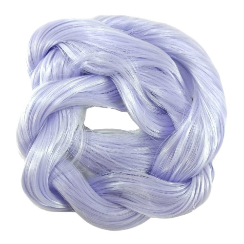 pastel blue and purple hair