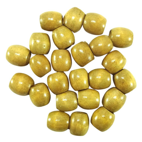 16mm Wooden Hair Beads with Rhinestones at I Kick Shins