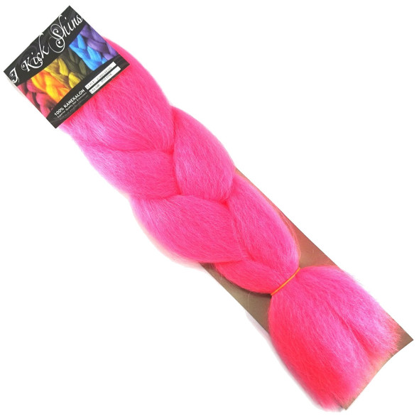 IKS Kanekalon Jumbo Braid, Hot Pink